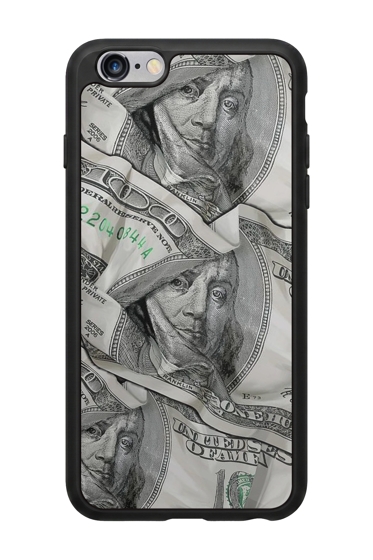 iPhone 6 Plus Uyumlu Money Para Tasarımlı Glossy Premium Kılıf