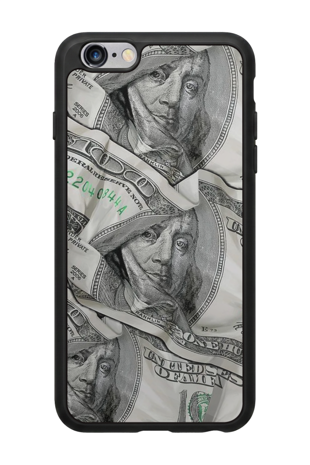 iPhone 6 Plus Uyumlu Money Para Tasarımlı Glossy Premium Kılıf