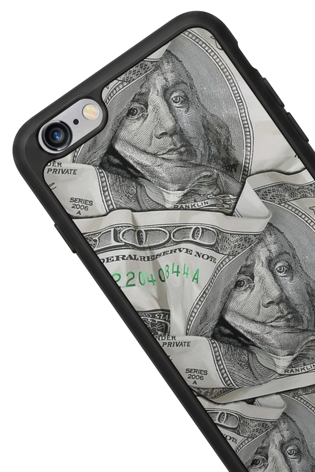 iPhone 6 Plus Uyumlu Money Para Tasarımlı Glossy Premium Kılıf