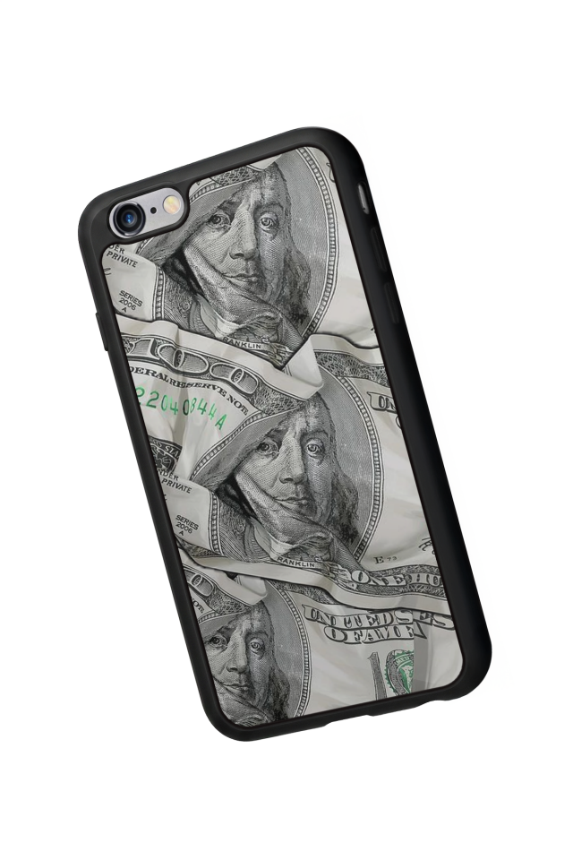 iPhone 6 Plus Uyumlu Money Para Tasarımlı Glossy Premium Kılıf