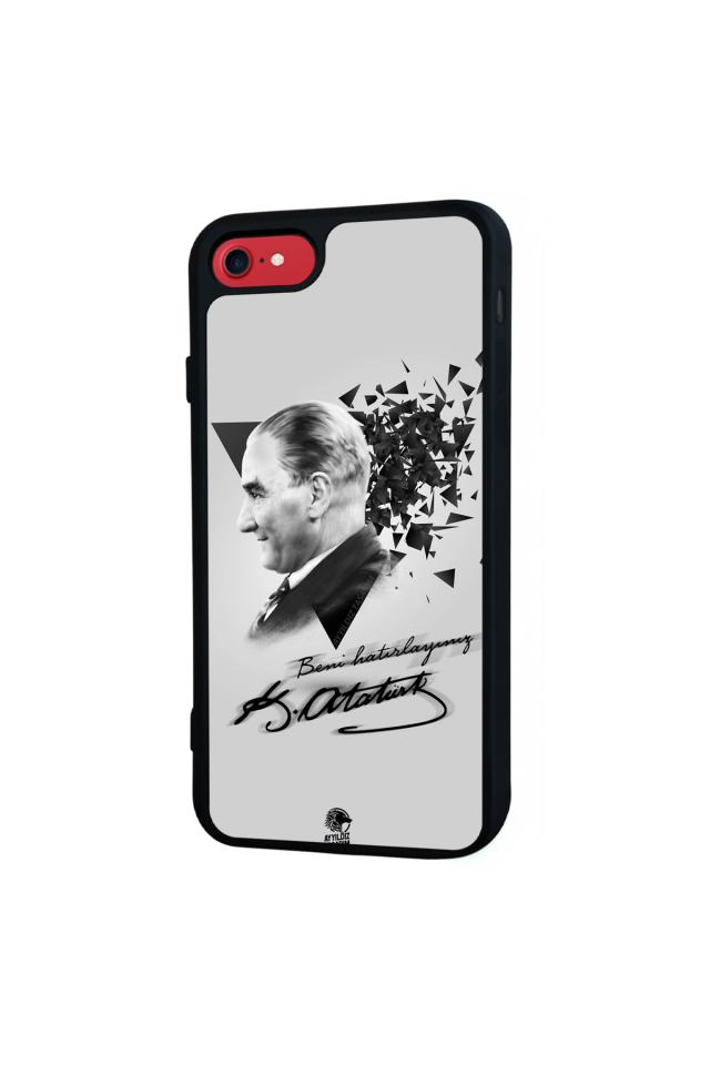 iPhone SE Uyumlu Mustafa Kemal Ataturk Tasarımlı Glossy Premium Kılıf