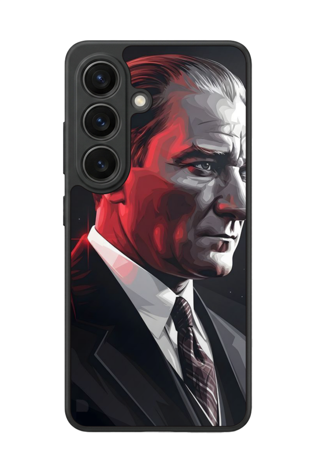 Samsung Galaxy S26 Uyumlu Mustafa Kemal Ataturk Tasarımlı Glossy Premium Kılıf