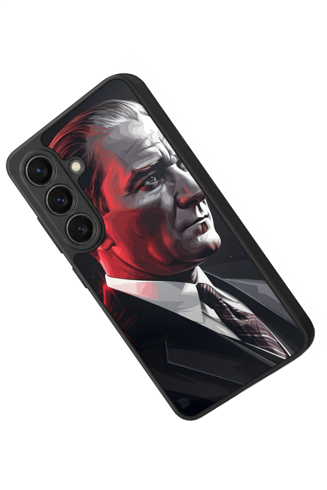 Samsung Galaxy S26 Uyumlu Mustafa Kemal Ataturk Tasarımlı Glossy Premium Kılıf