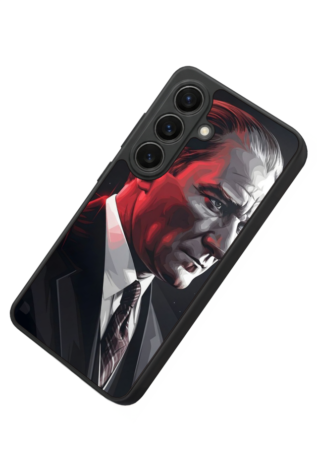 Samsung Galaxy S26 Uyumlu Mustafa Kemal Ataturk Tasarımlı Glossy Premium Kılıf