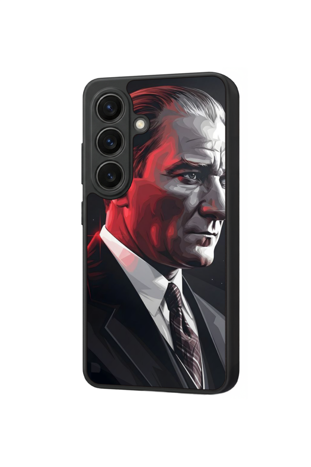 Samsung Galaxy S26 Uyumlu Mustafa Kemal Ataturk Tasarımlı Glossy Premium Kılıf