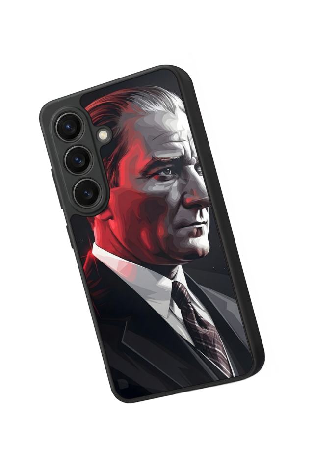 Samsung Galaxy S26 Uyumlu Mustafa Kemal Ataturk Tasarımlı Glossy Premium Kılıf