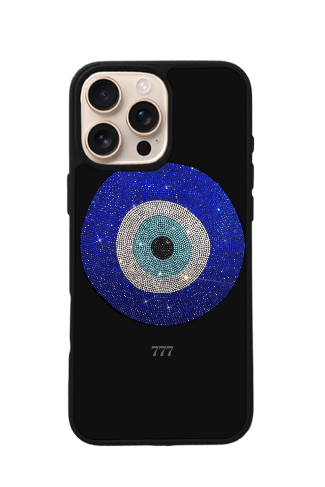 iPhone 15 Pro Max Uyumlu Nazar Tasarımlı Glossy Premium Kılıf