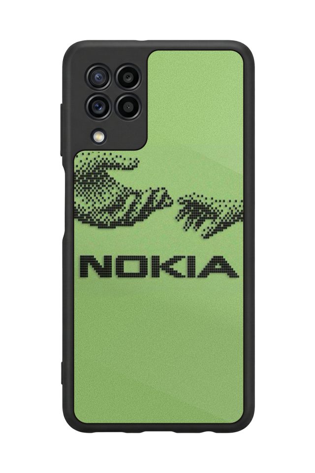 Samsung Galaxy M22 Uyumlu Nokia Tasarımlı Glossy Premium Kılıf