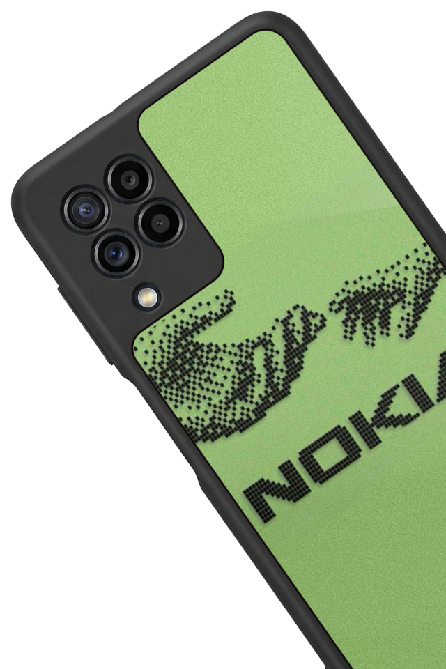 Samsung Galaxy M22 Uyumlu Nokia Tasarımlı Glossy Premium Kılıf