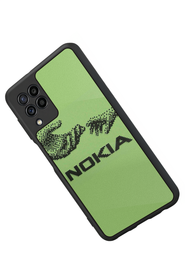 Samsung Galaxy M22 Uyumlu Nokia Tasarımlı Glossy Premium Kılıf