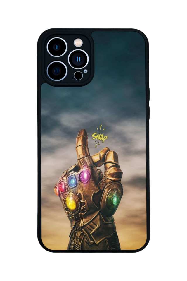 iPhone 12 Pro Max Uyumlu Thanos Tasarımlı Glossy Premium Kılıf