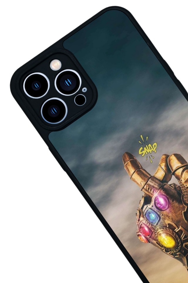 iPhone 12 Pro Max Uyumlu Thanos Tasarımlı Glossy Premium Kılıf