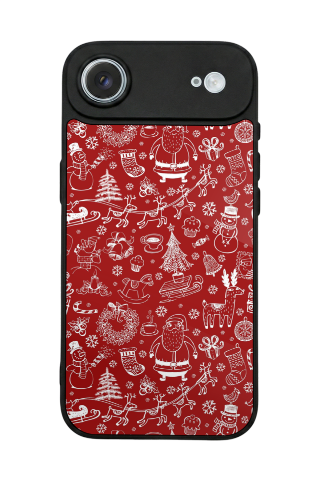 iPhone 17 Air Uyumlu Yilbasi Christmas Tasarımlı Glossy Premium Kılıf