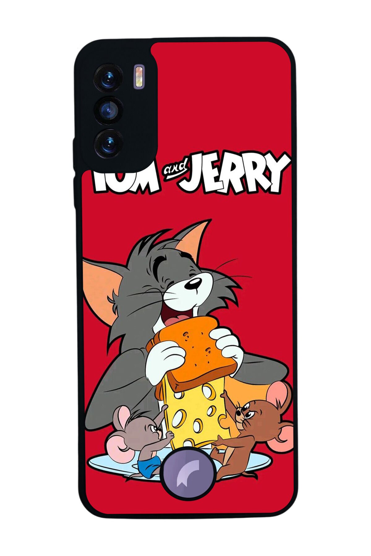 Reeder S19 Max Pro S Uyumlu Tom And Jerry Tasarımlı Glossy Premium Kılıf