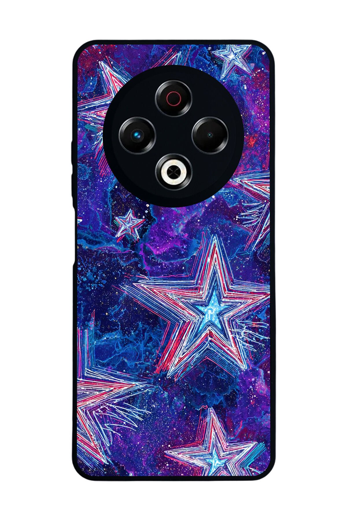 Tecno Spark 30 Uyumlu Retro Yildizlar Tasarımlı Glossy Premium Kılıf