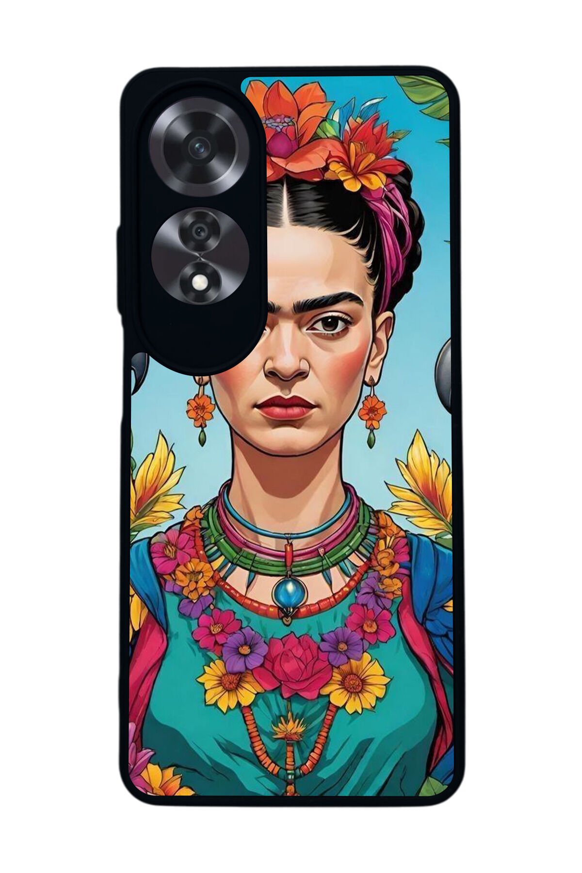 Oppo A60 Mat Siyah uyumlu Kılıf – Yumuşak Silikon, Koruyucu, Şok Emici Kapak