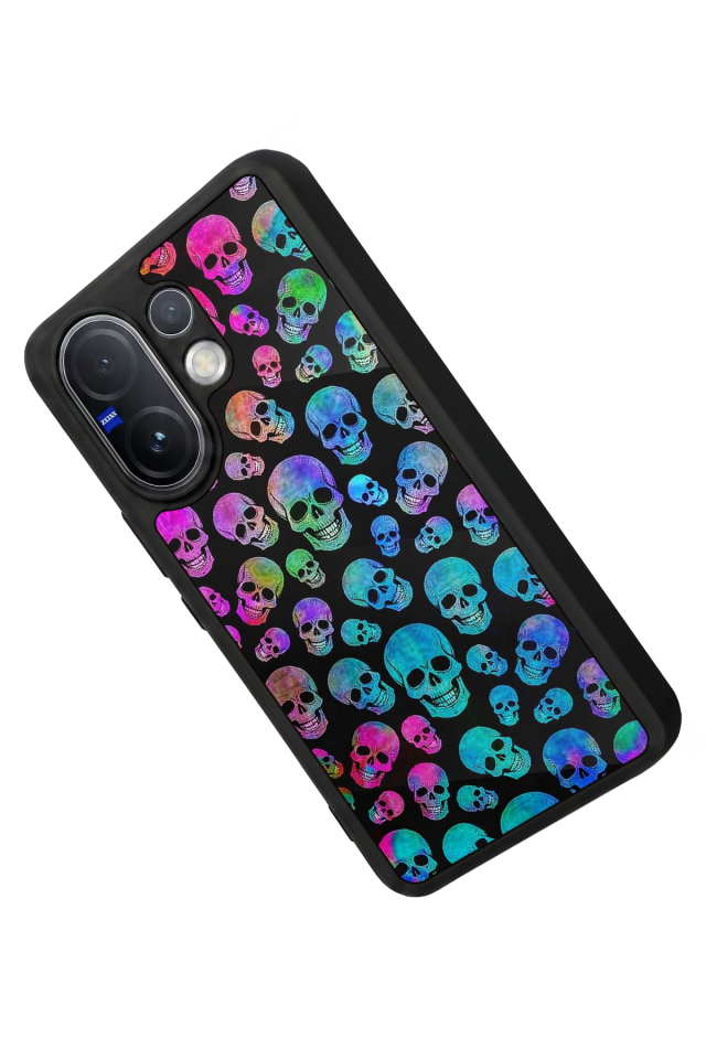 Vivo V60 Uyumlu KuruKafa Tasarımlı Glossy Premium Kılıf