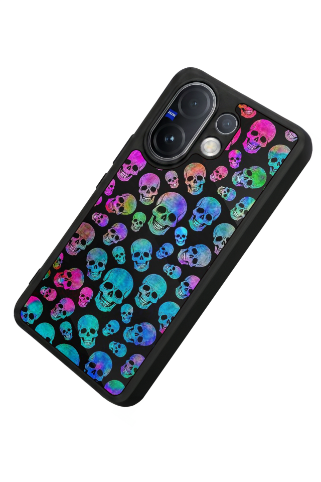 Vivo V60 Uyumlu KuruKafa Tasarımlı Glossy Premium Kılıf