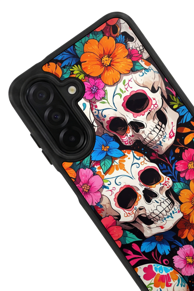 Samsung Galaxy A56 Uyumlu KuruKafa Tasarımlı Glossy Premium Kılıf