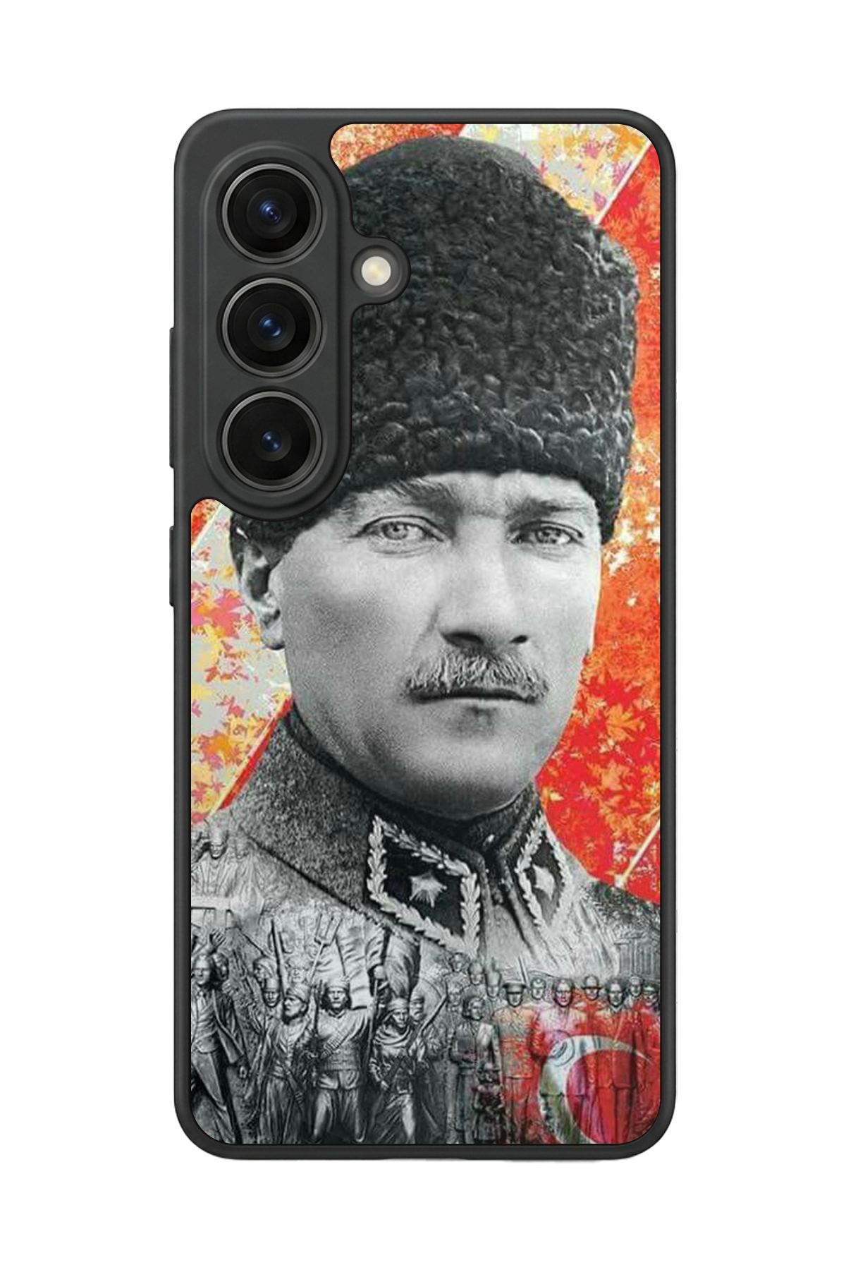 Samsung Galaxy S26 Uyumlu Mustafa Kemal Ataturk Tasarımlı Glossy Premium Kılıf