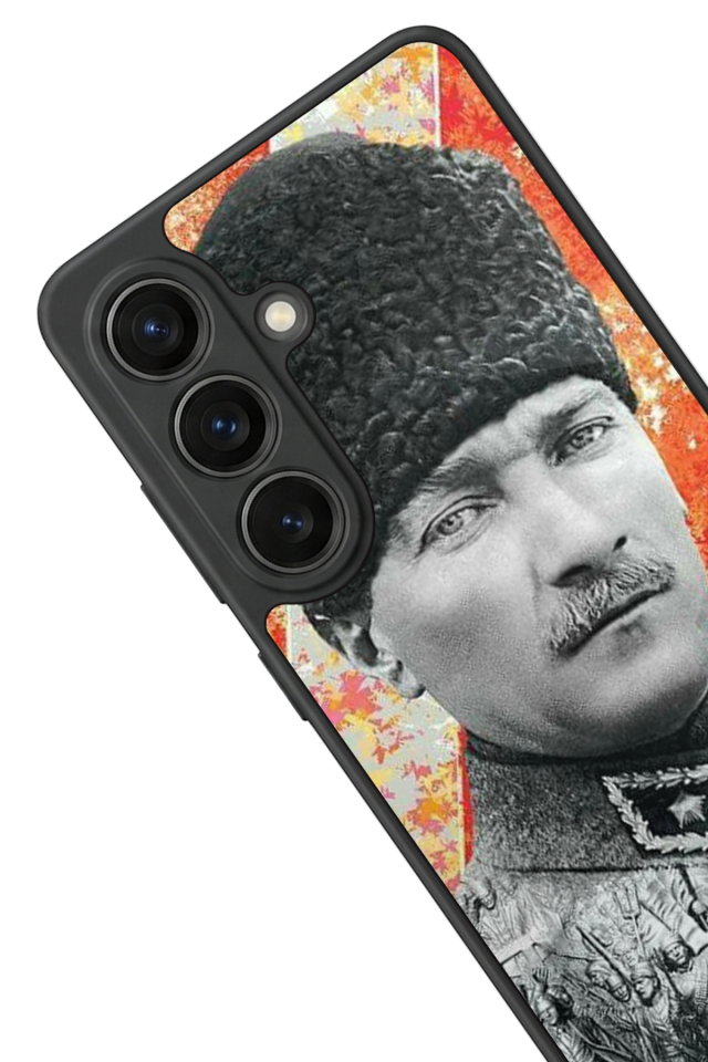 Samsung Galaxy S26 Uyumlu Mustafa Kemal Ataturk Tasarımlı Glossy Premium Kılıf