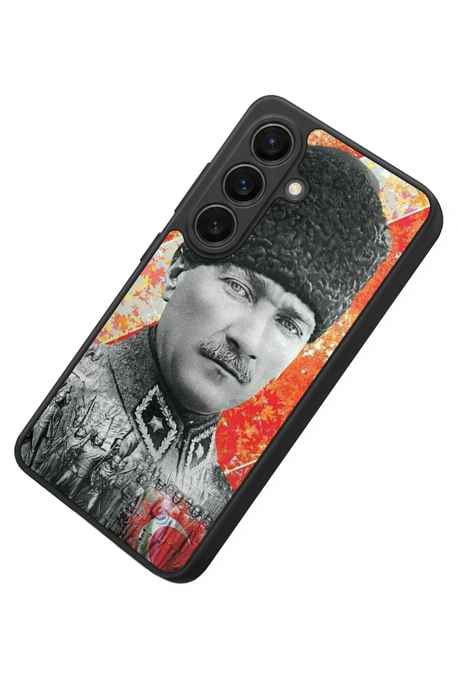 Samsung Galaxy S26 Uyumlu Mustafa Kemal Ataturk Tasarımlı Glossy Premium Kılıf