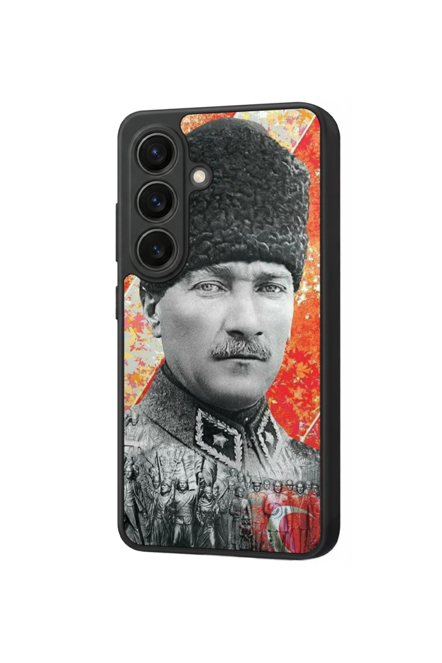 Samsung Galaxy S26 Uyumlu Mustafa Kemal Ataturk Tasarımlı Glossy Premium Kılıf