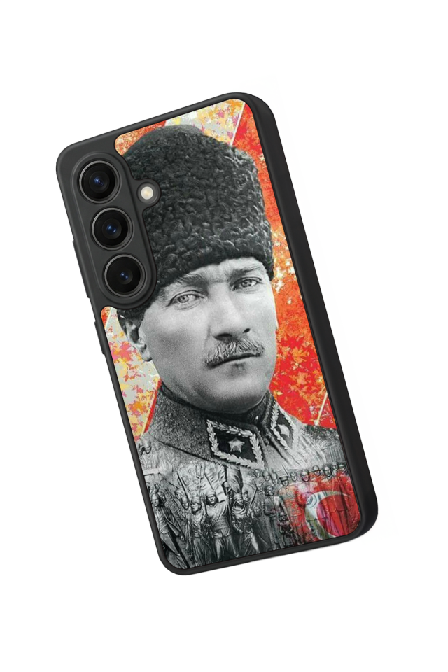 Samsung Galaxy S26 Uyumlu Mustafa Kemal Ataturk Tasarımlı Glossy Premium Kılıf