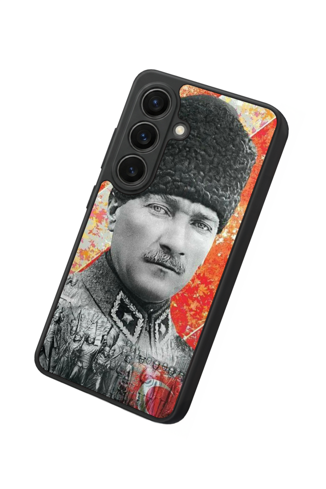 Samsung Galaxy S26 Uyumlu Mustafa Kemal Ataturk Tasarımlı Glossy Premium Kılıf
