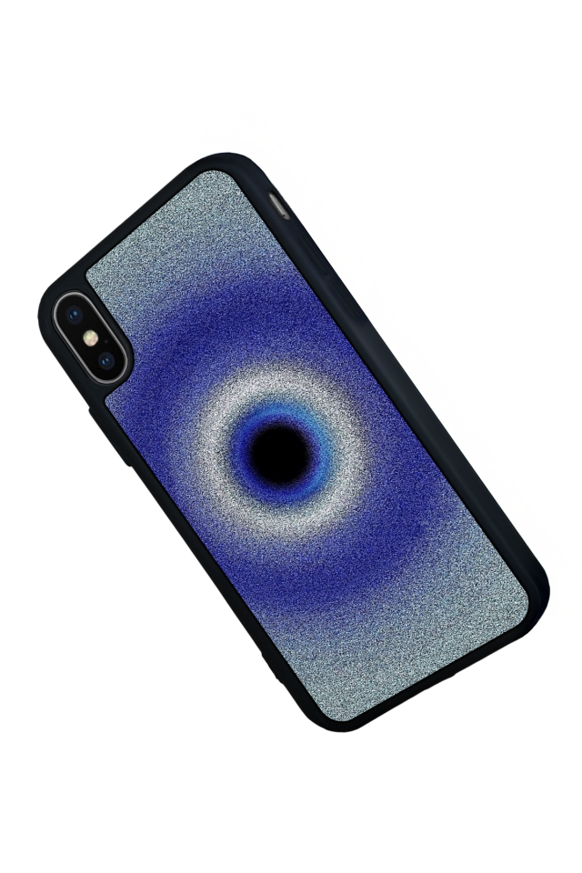 iPhone XS Max Uyumlu Nazar Tasarımlı Glossy Premium Kılıf