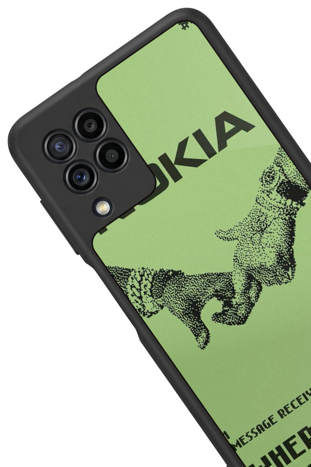 Samsung Galaxy M22 Uyumlu Nokia Tasarımlı Glossy Premium Kılıf