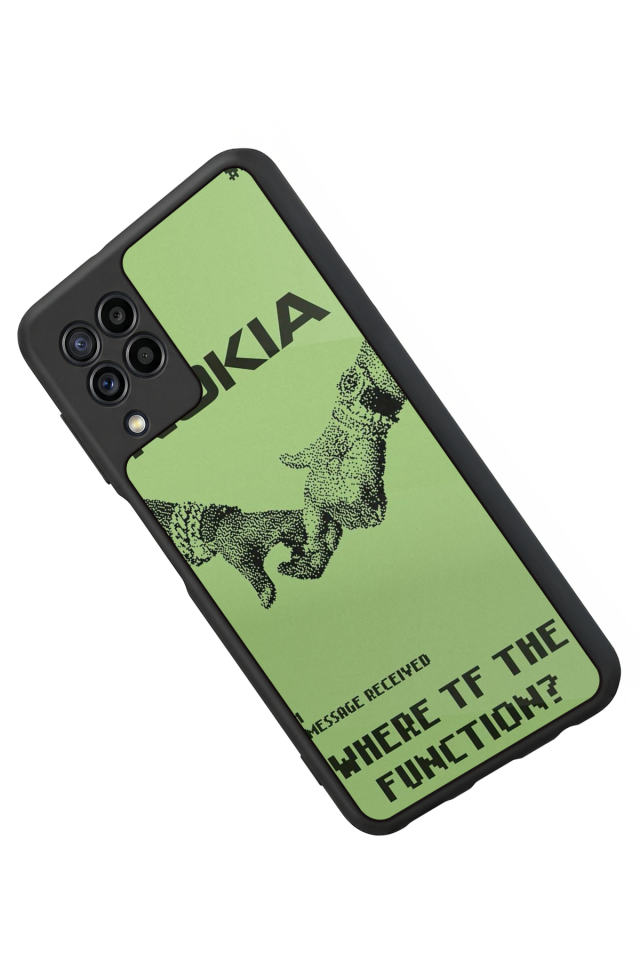 Samsung Galaxy M22 Uyumlu Nokia Tasarımlı Glossy Premium Kılıf