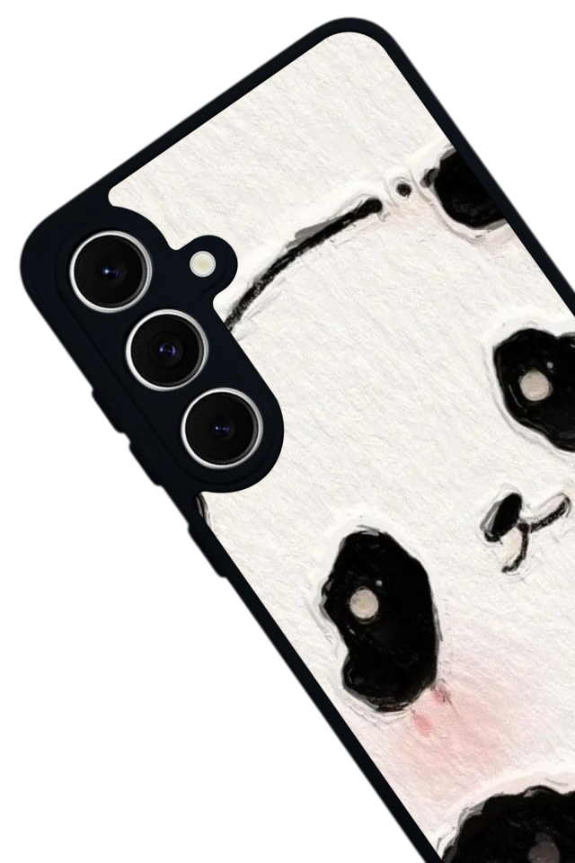 Samsung Galaxy A16 Uyumlu Panda Tasarımlı Glossy Premium Kılıf