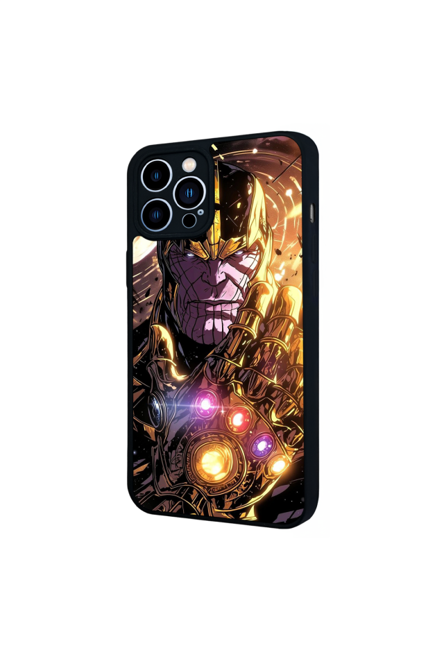 iPhone 12 Pro Max Uyumlu Thanos Tasarımlı Glossy Premium Kılıf