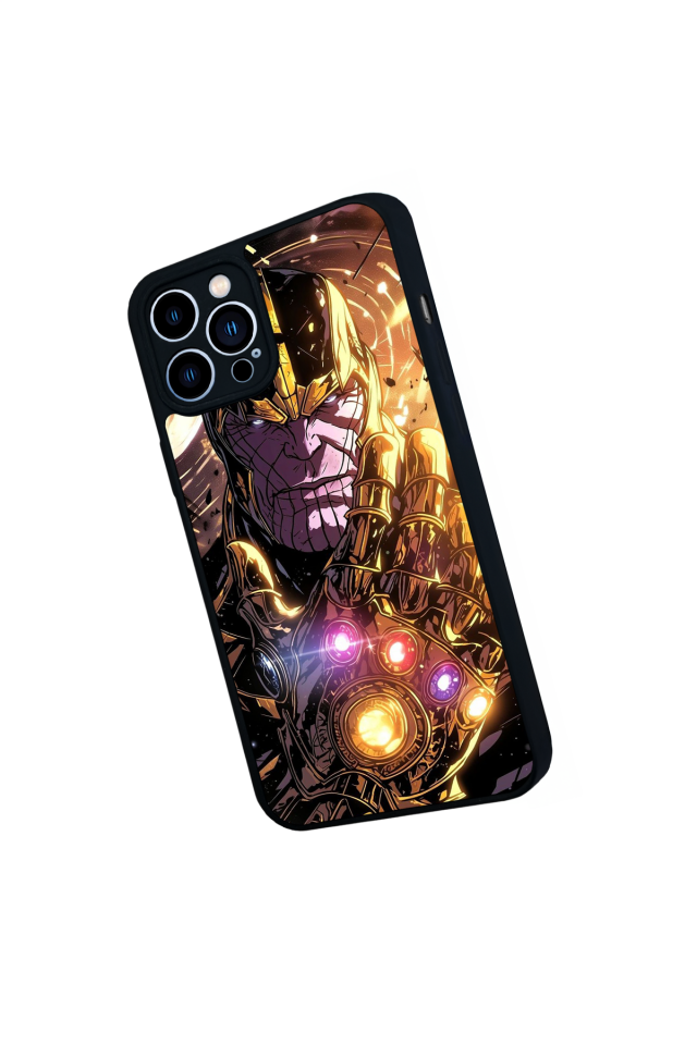 iPhone 12 Pro Max Uyumlu Thanos Tasarımlı Glossy Premium Kılıf