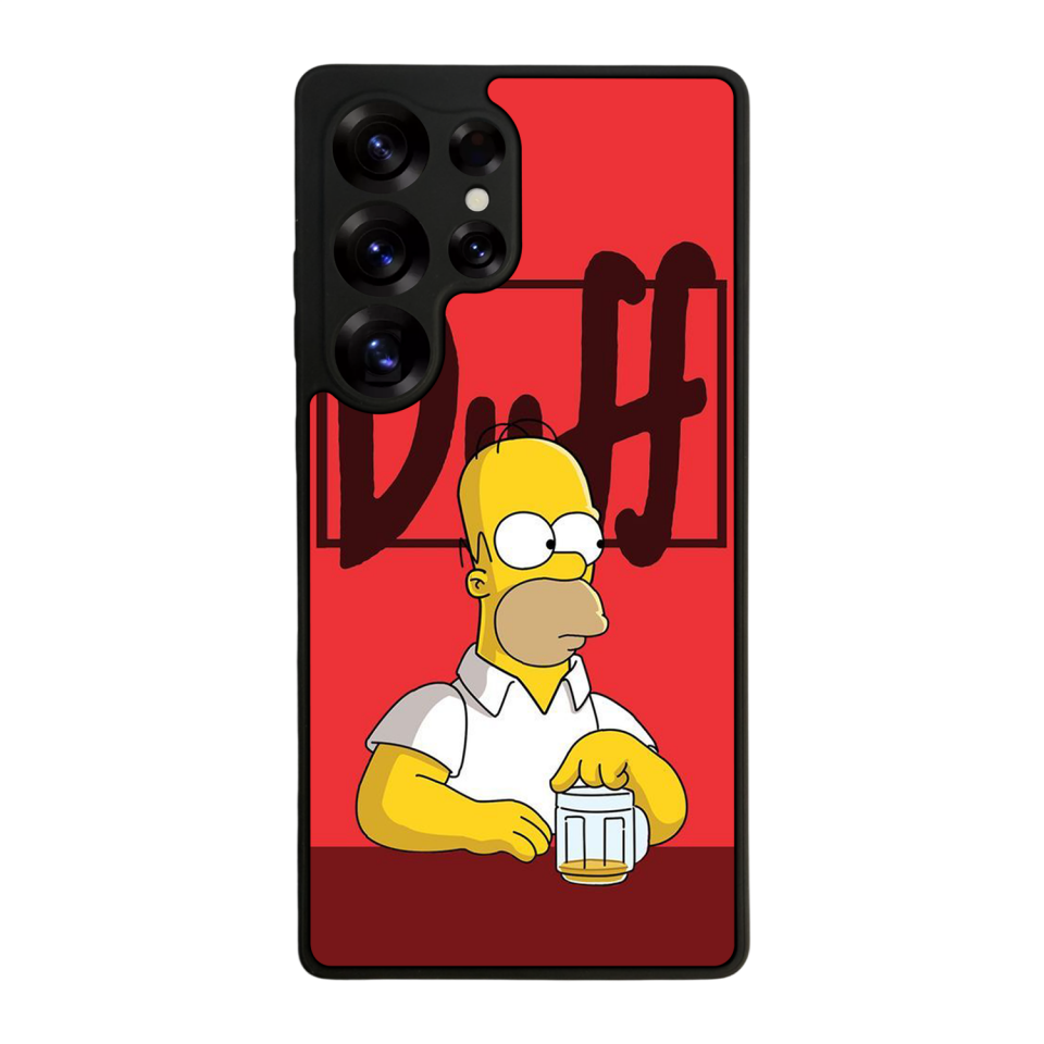 Samsung Galaxy S25 Ultra Uyumlu The Simpsons Tasarımlı Glossy Premium Kılıf