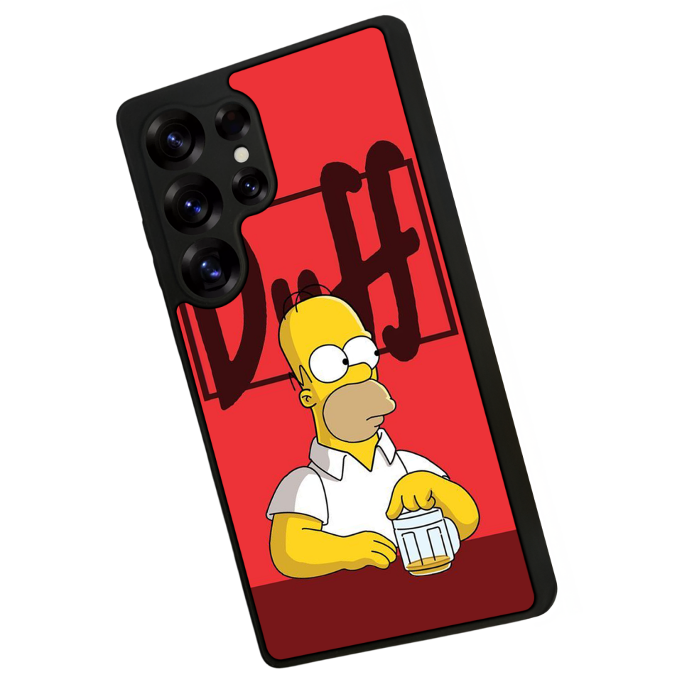 Samsung Galaxy S25 Ultra Uyumlu The Simpsons Tasarımlı Glossy Premium Kılıf