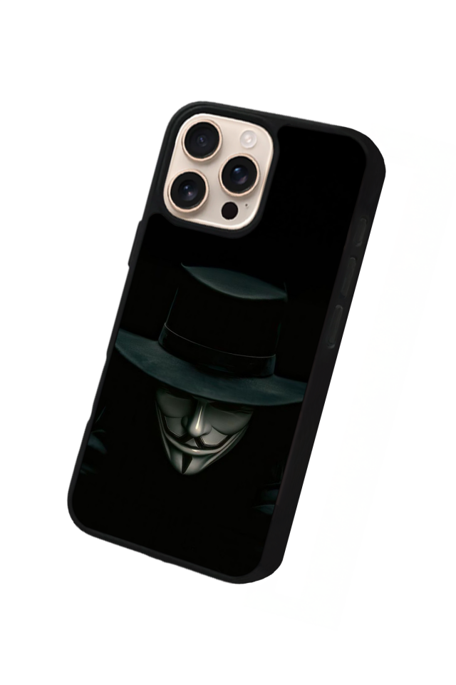 iPhone 16 Pro Max Uyumlu Vendetta Tasarımlı Glossy Premium Kılıf