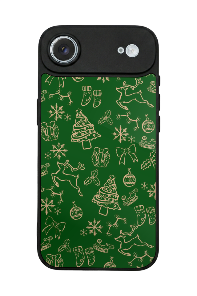 iPhone 17 Air Uyumlu Yilbasi Christmas Tasarımlı Glossy Premium Kılıf