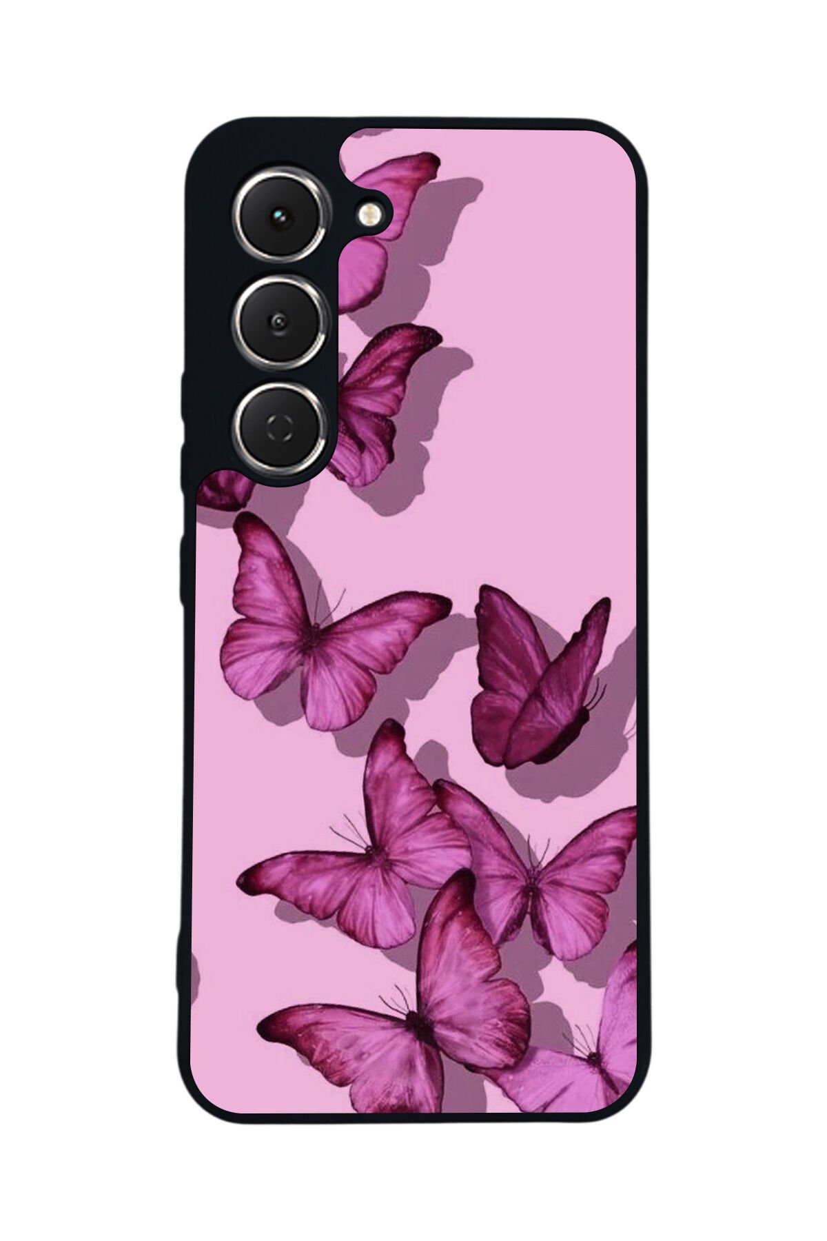 Tecno Spark 40 Pro Uyumlu Kelebek Tasarımlı Glossy Premium Kılıf