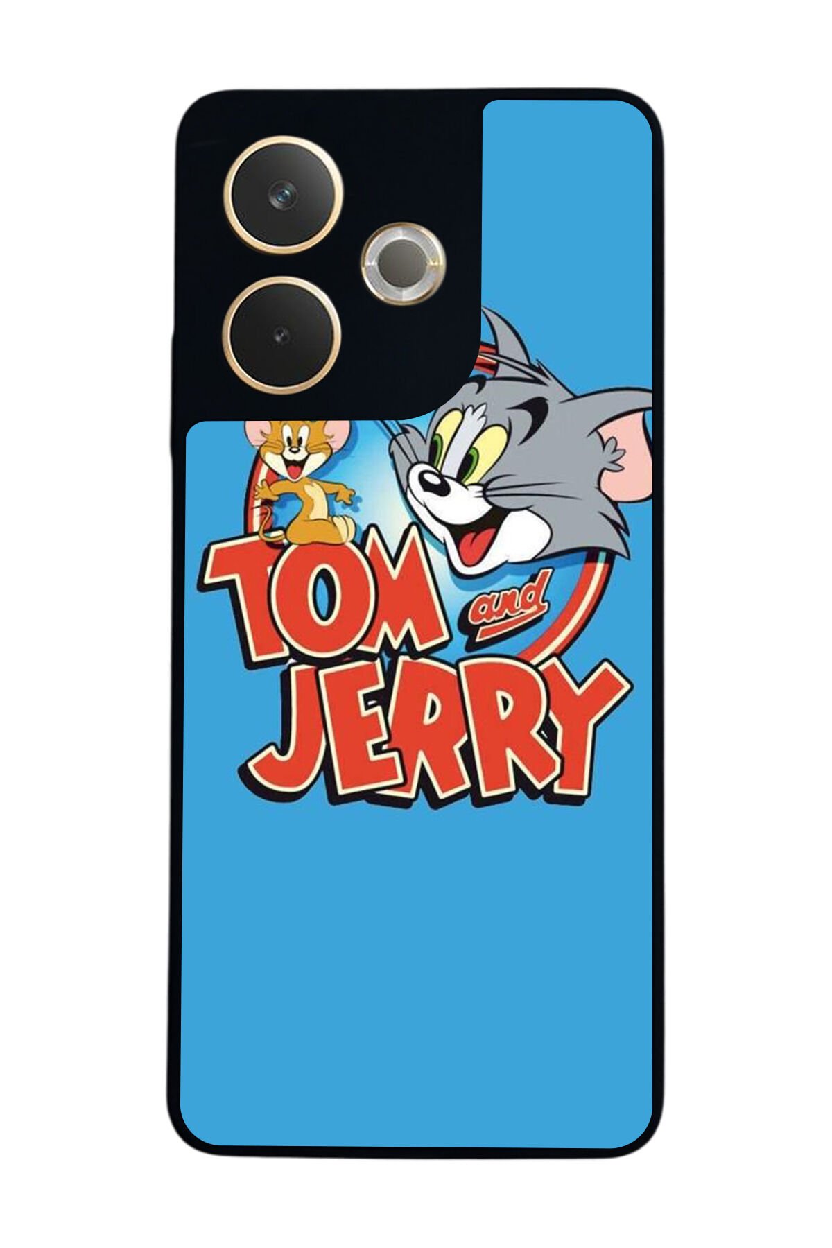 Oppo A5 Pro Uyumlu Tom And Jerry Tasarımlı Glossy Premium Kılıf