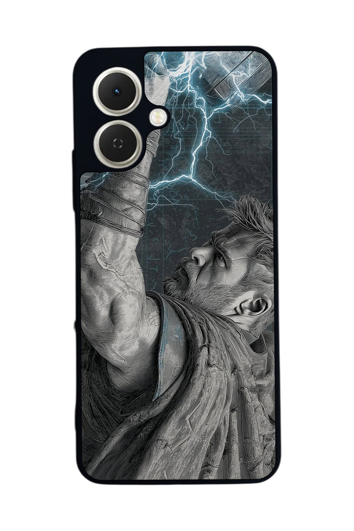 Tecno Spark GO 2 Uyumlu Thor Tasarımlı Glossy Premium Kılıf