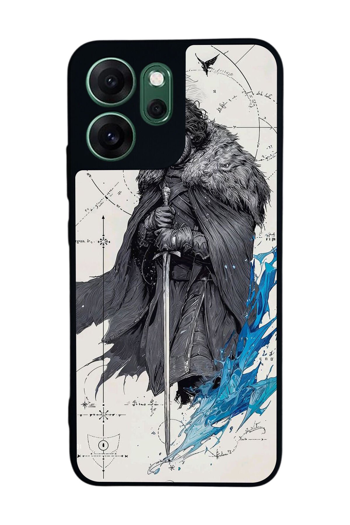 Oppo Reno 14F Uyumlu GameOfThrones Tasarımlı Glossy Premium Kılıf