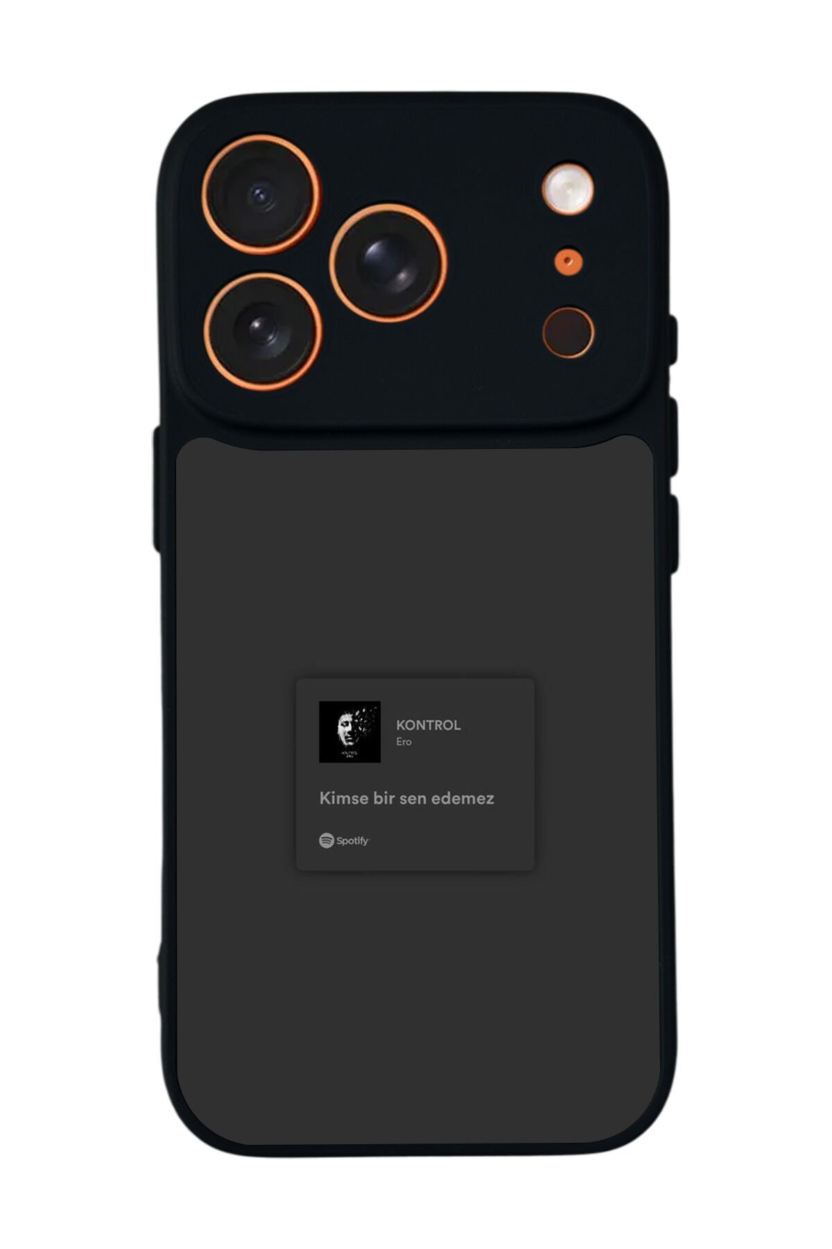 iPhone 17 Pro Uyumlu Sarki Sozleri Tasarımlı Glossy Premium Kılıf