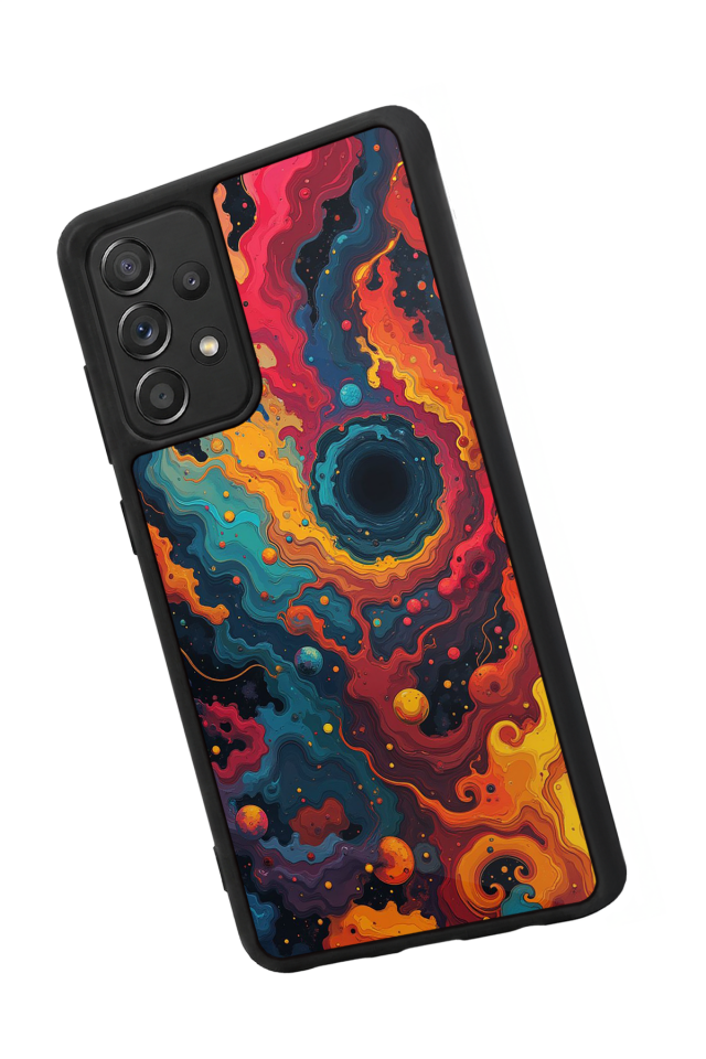 Samsung Galaxy A72 Uyumlu Abstract Tasarımlı Glossy Premium Kılıf