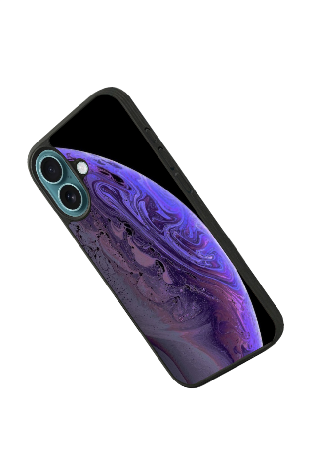 iPhone 16 Uyumlu Ay Tasarımlı Glossy Premium Kılıf