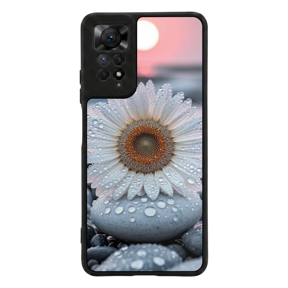 Xiaomi Redmi Note 12 Pro Uyumlu Cicek Tasarımlı Glossy Premium Kılıf