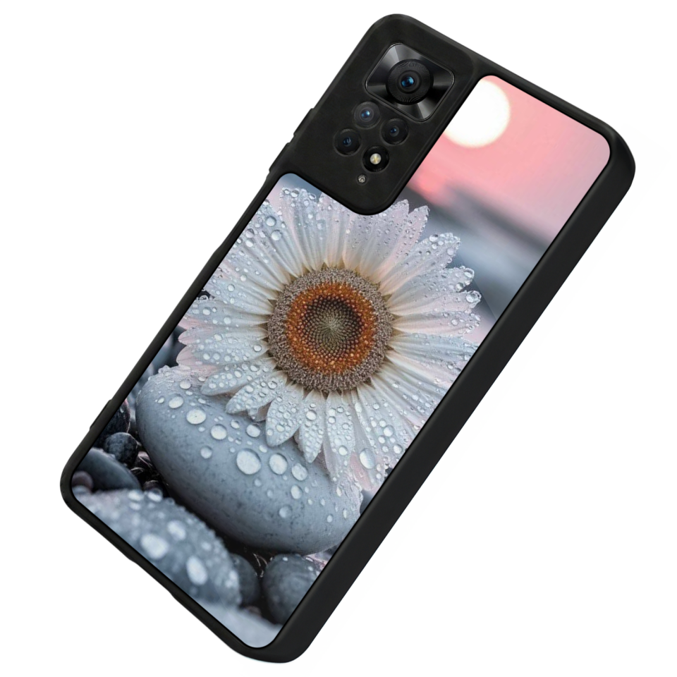 Xiaomi Redmi Note 12 Pro Uyumlu Cicek Tasarımlı Glossy Premium Kılıf