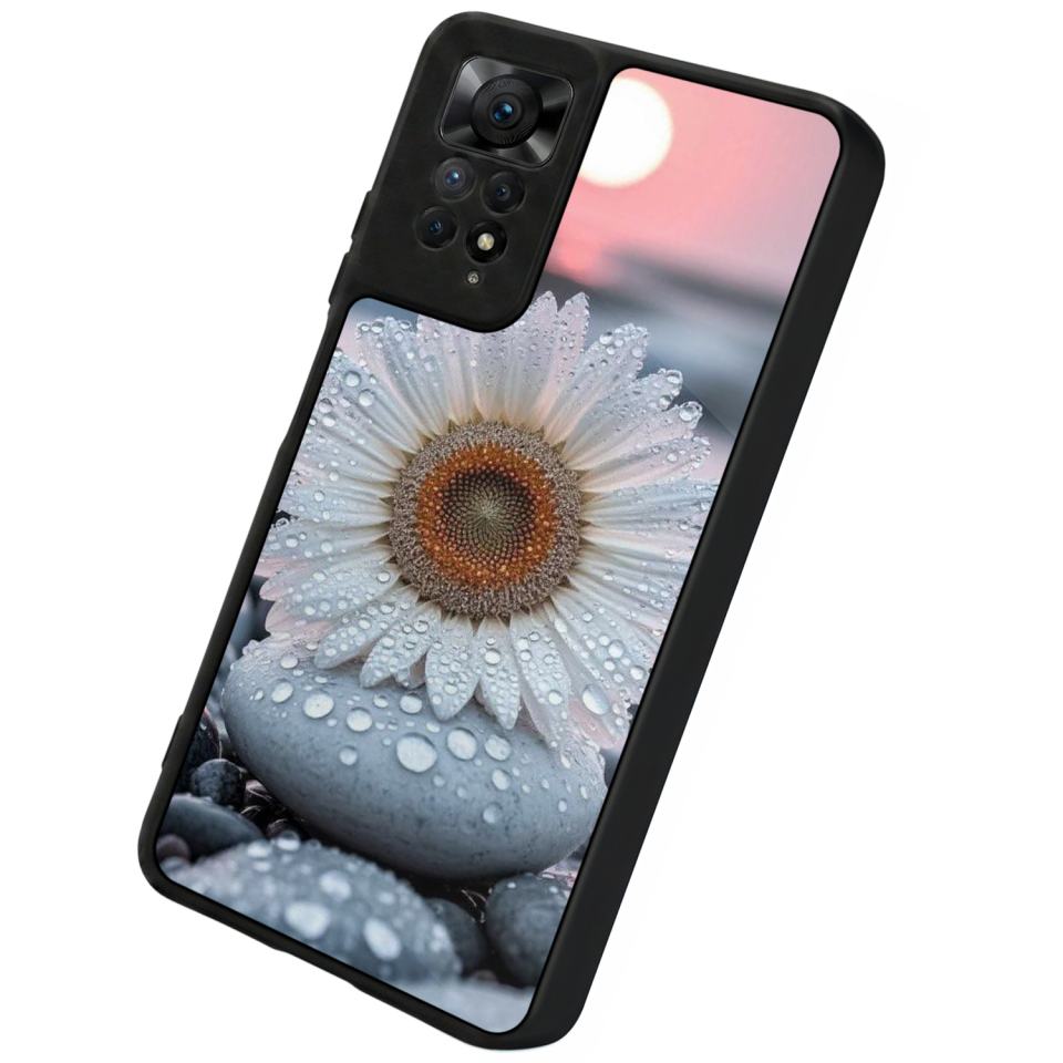 Xiaomi Redmi Note 12 Pro Uyumlu Cicek Tasarımlı Glossy Premium Kılıf