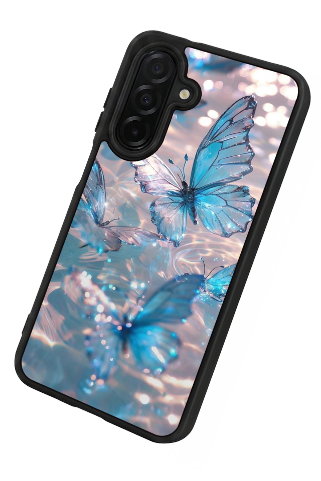 Samsung Galaxy A36 Uyumlu Kelebek Tasarımlı Glossy Premium Kılıf